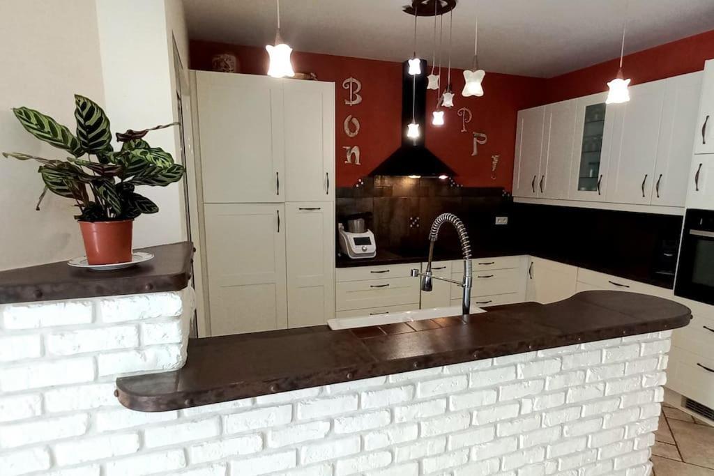 Villa 140 M² Hab. Avec Piscine Кастр Экстерьер фото